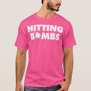 Hitting Bombs   Black  T-Shirt