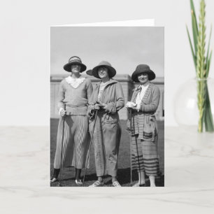 Hitting the Links in Style: 1923 Card