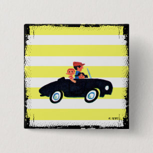 Hitting the Open Road 3 15 Cm Square Badge