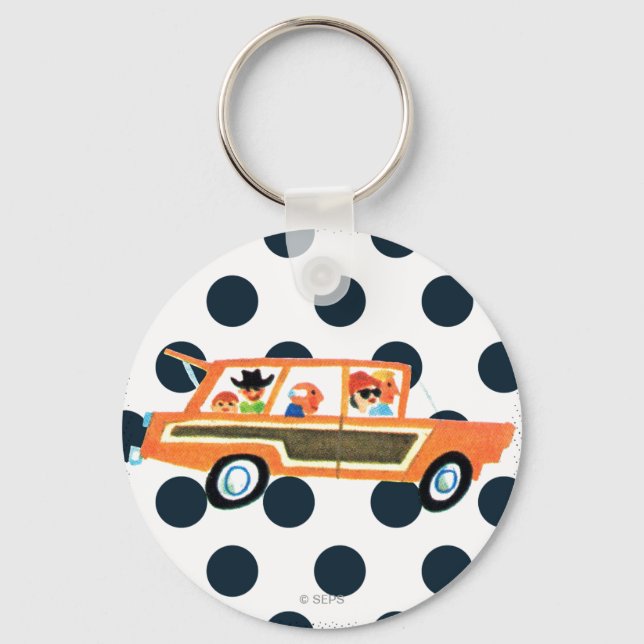 Hitting the Open Road 4 Key Ring (Front)