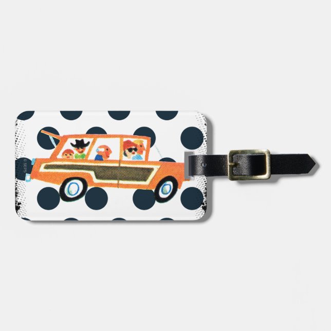 Hitting the Open Road 4 Luggage Tag (Front Horizontal)