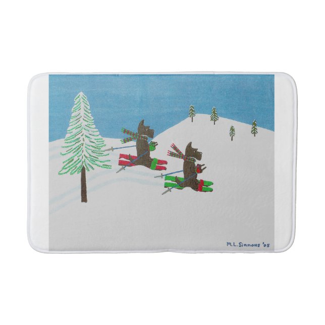 HITTING THE SLOPES BATH MAT (Front)