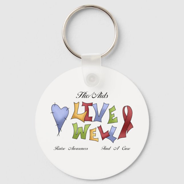 HIV/ AIDS Awareness Key Ring (Front)