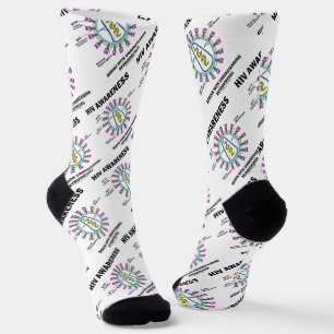 HIV Awareness Begins Understanding Retroviruses Socks