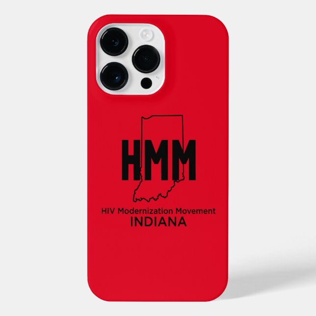 HIV Modernisation Movement Indiana iPhone Case (Back)