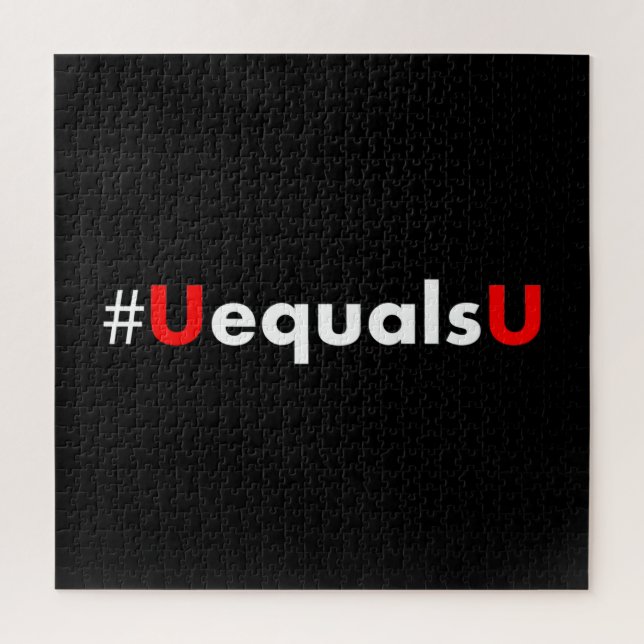 HIV Undetectable Equals Untransmittable - Minimali Jigsaw Puzzle (Vertical)