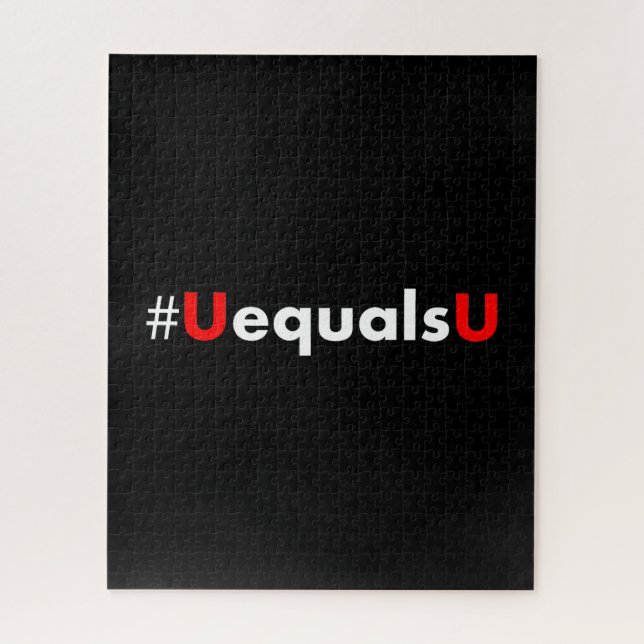 HIV Undetectable Equals Untransmittable - Minimali Jigsaw Puzzle (Vertical)