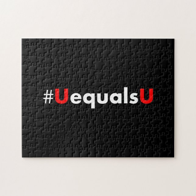 HIV Undetectable Equals Untransmittable - Minimali Jigsaw Puzzle (Horizontal)