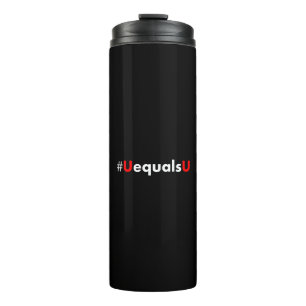 HIV Undetectable Equals Untransmittable - Minimali Thermal Tumbler