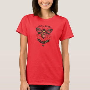 Hive a Heart: Sophisticated Bee Adoption Initiativ T-Shirt