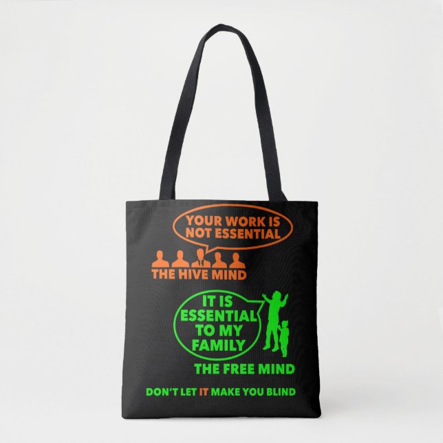 Hive Mind Tote Bag (Front)