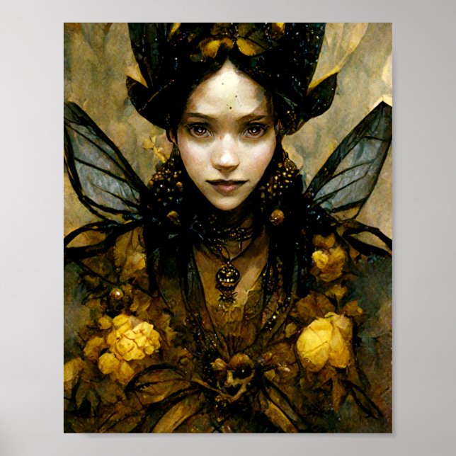 Hive Queen 3 Fantasy Art Poster (Front)