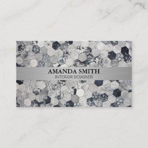 Hive Textile Modern Abstract Business Card