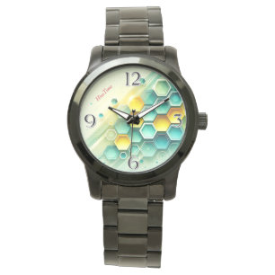 HiveTime Customisable Hexagon Design Watch