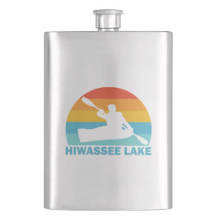 Hiwassee Lake North Carolina Kayak Hip Flask