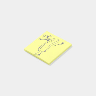 Hiya Buddy Post-It Notes