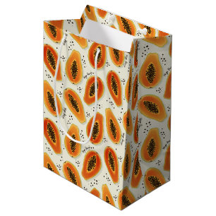 Hiya Papaya Pattern Medium Gift Bag