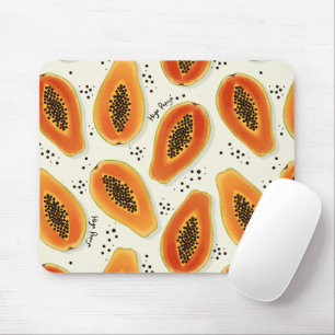 Hiya Papaya Pattern  Mouse Pad