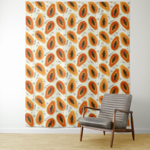 Hiya Papaya Pattern Tapestry
