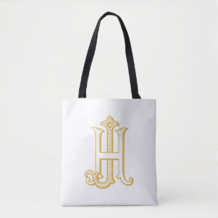 HJ monogram or JH monogram tote bag