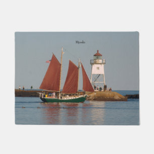 Hjordis & Grand Marais Light door mat