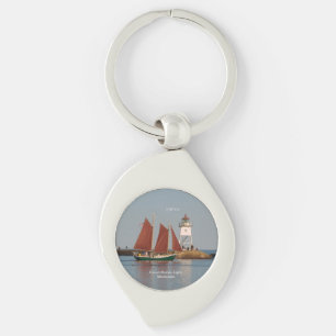 Hjordis & Grand Marais Light metal key chain