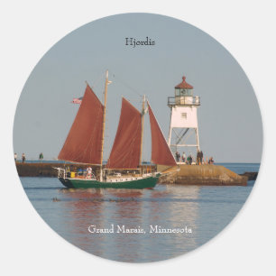 Hjordis & Grand Marais Light sticker