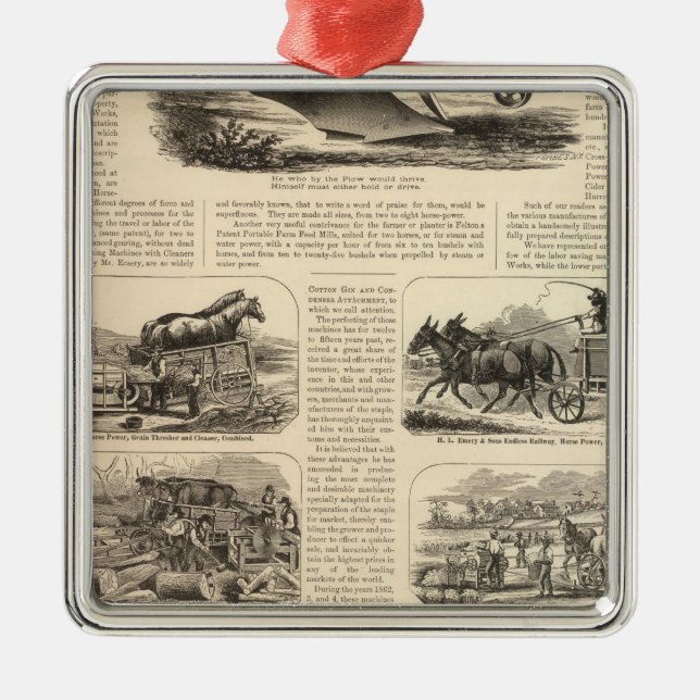 HL Emory and Sons Metal Tree Decoration (Front)