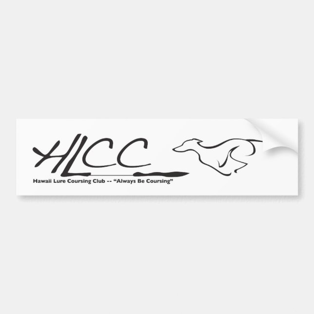 HLCC Custom Logo Bumper Sticker (Front)