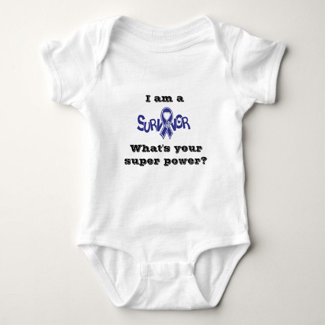 HLH Survivor Cotton Baby Bodysuit (Front)