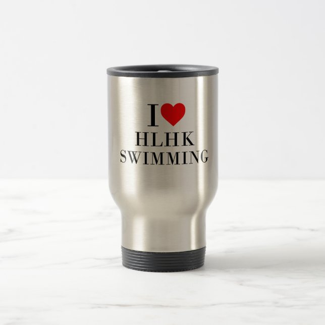 HLHK I LOVE SWIMMING MUG (Center)