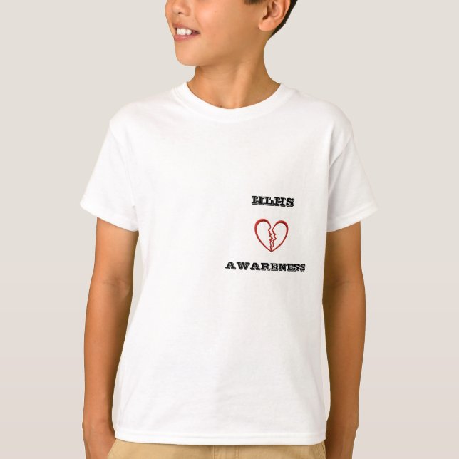 HLHS, AWARENESS (youth) T-Shirt (Front)
