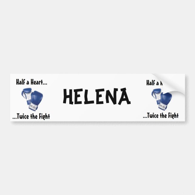 HLHS Fight Products Bumper Sticker (Front)