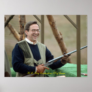 HM King Constantine II of Greece Poster