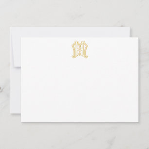 HM Monogram or MH Monogram Notecards