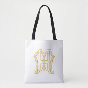 HM monogram or MH monogram tote bag