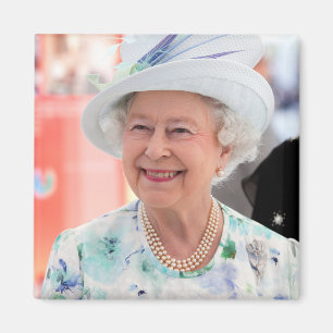 HM Queen Elizabeth II Abu Dhabi Professional Photo Magnet