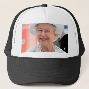 HM Queen Elizabeth II Abu Dhabi Professional Photo Trucker Hat