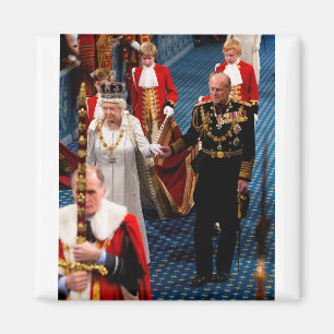 HM Queen Elizabeth II and HRH Duke of Edinburgh Lo Magnet