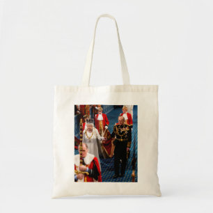 HM Queen Elizabeth II and HRH Duke of Edinburgh Lo Tote Bag