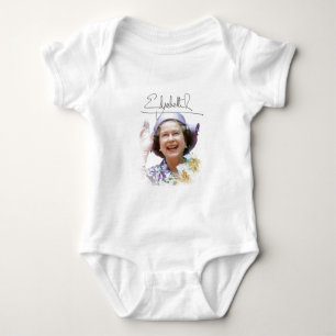HM Queen Elizabeth II Baby Bodysuit