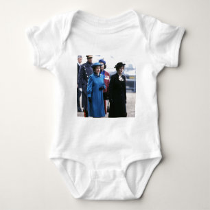HM Queen Elizabeth II-Margaret Thatcher Baby Bodysuit