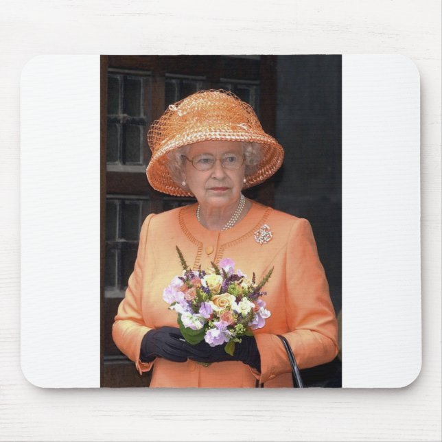 HM Queen Elizabeth II Platinum Jubilee Mouse Pad (Front)