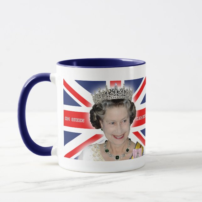 HM Queen Elizabeth II - Pro photo Mug (Left)