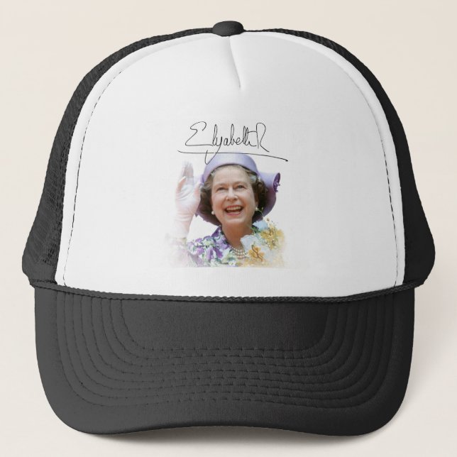 HM Queen Elizabeth II Trucker Hat (Front)