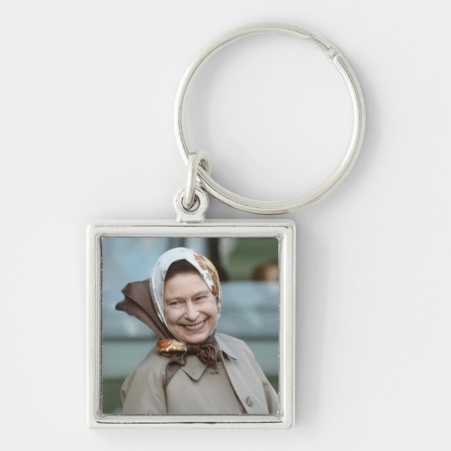 HM Queen Elizabeth II-Windsor 1983 Key Ring (Front)
