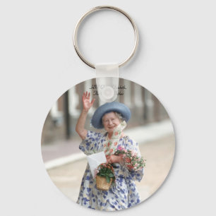 HM Queen Elizabeth The Queen-Mother 1988 Key Ring