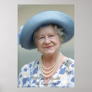 HM Queen Elizabeth, The Queen Mother Poster