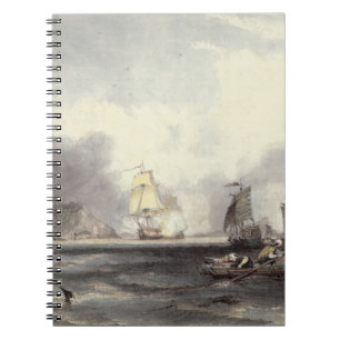 HM Ships Imogene and Andromache passing the Batter Spiral Notebook