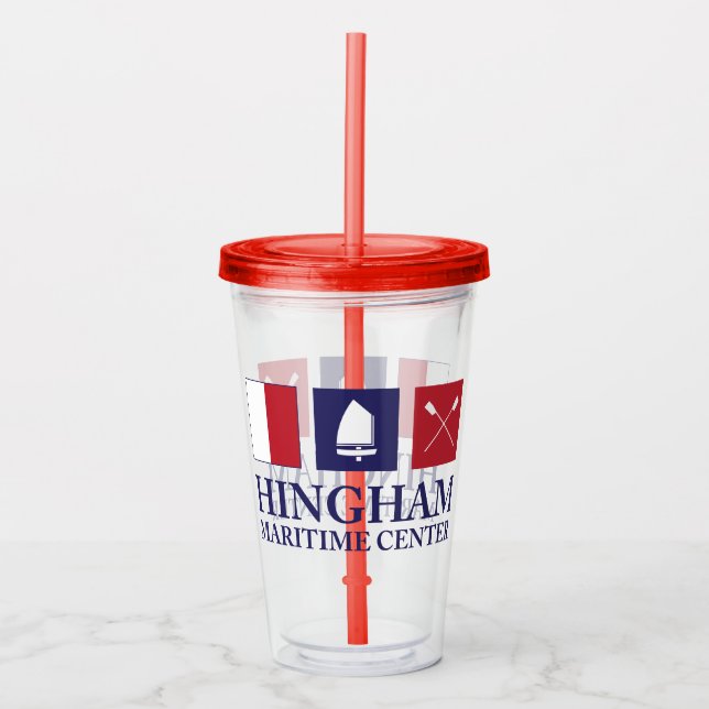 HMC Acrylic Tumbler - Red (Front)